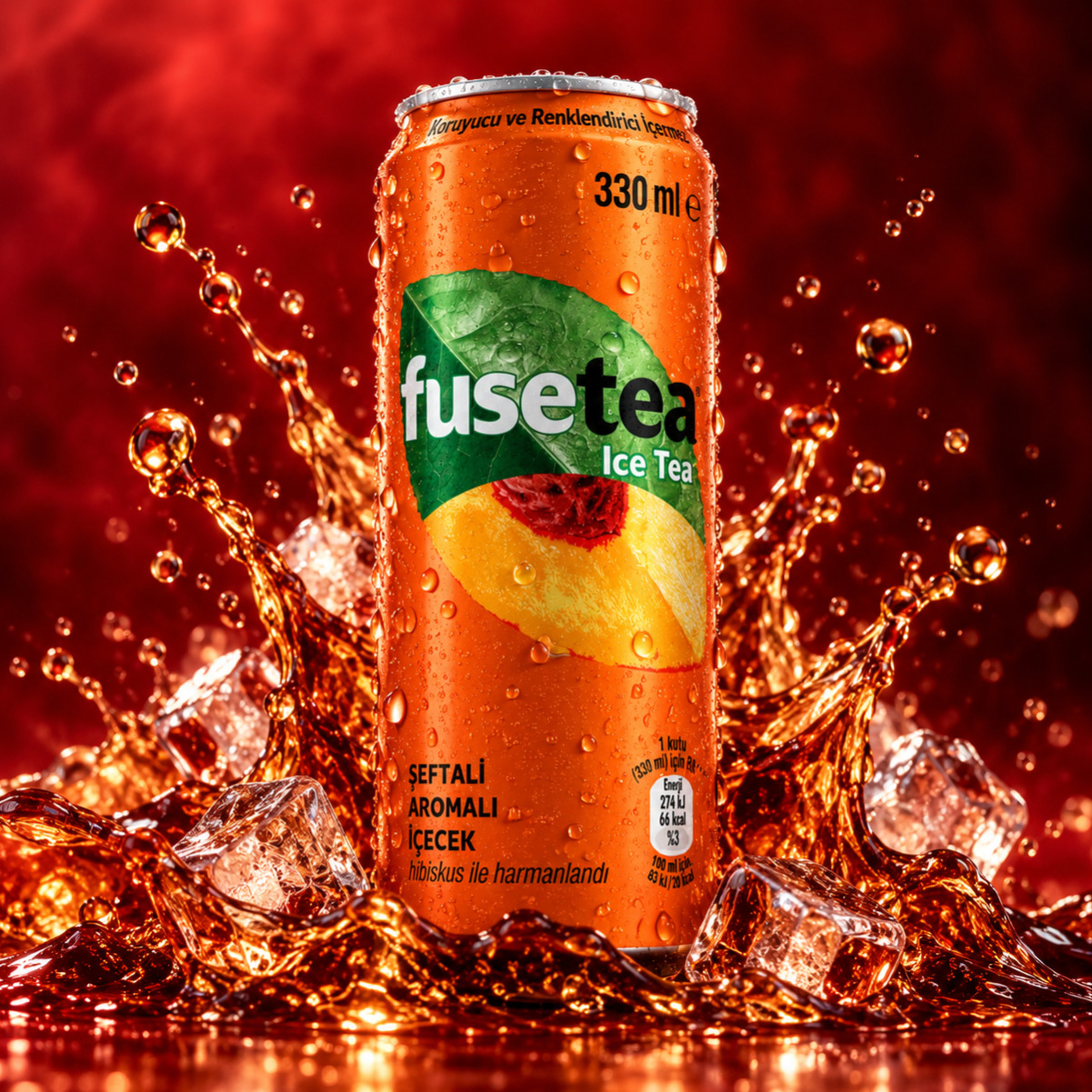 Fuse Tea Şeftali (330ml)