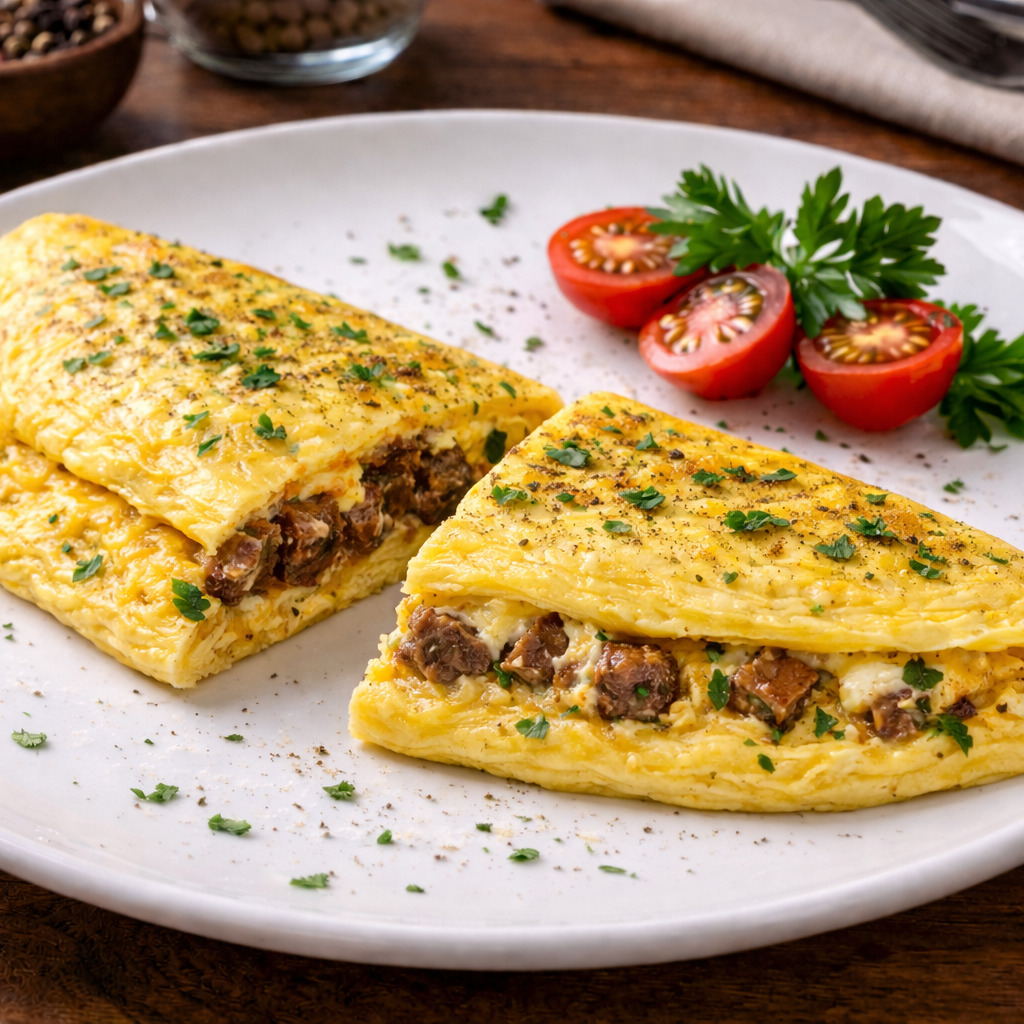 Omlet (Kavurmalı)