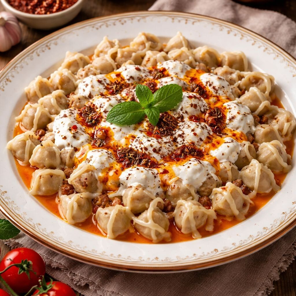4 Kişilik Kayseri Mantı + 4 Adet Sarıyer kola Hediye