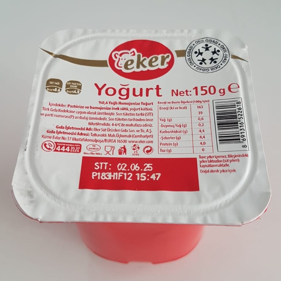 Eker Yoğurt (150 gr.)