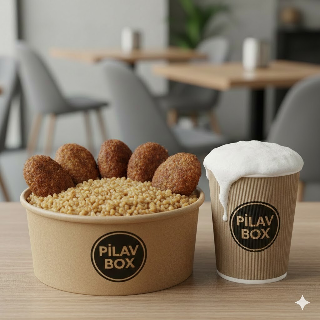 XXL Bulgur Üstü Kadınbudu Köfte + İçecek