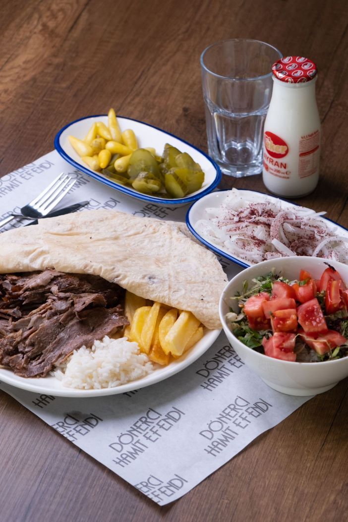 100 gr Lavaş Üstü Et Döner Dönerci Hamit Efendi 1989 Yaprak Döner Special VIP