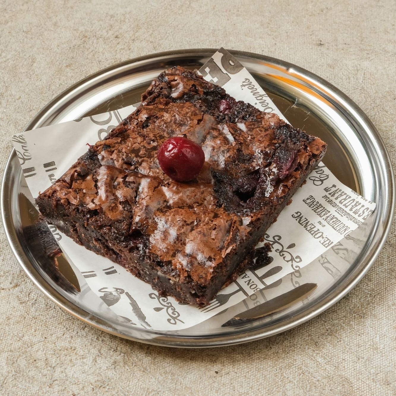 Chocolate Cherry Brownie