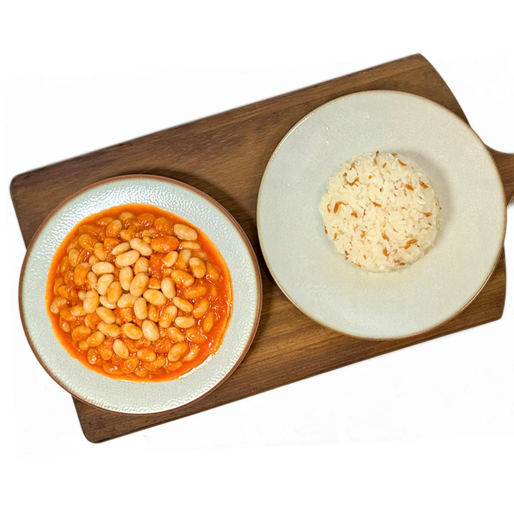 Tereyağlı İspir Kuru Fasulye & Pirinç Pilavı (350 Gr.)