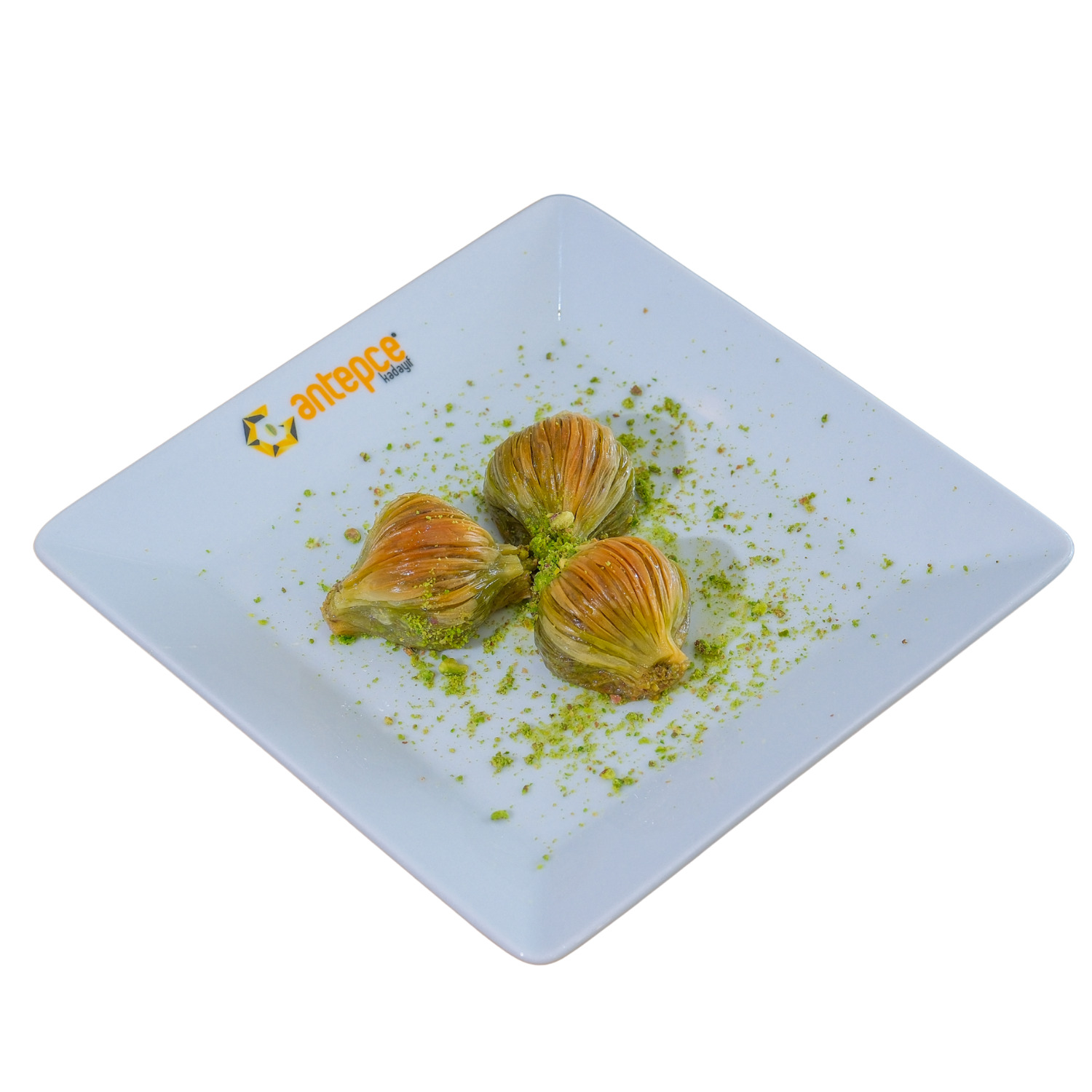 Midye Baklava Fıstıklı Kaymaklı (1 Kg)