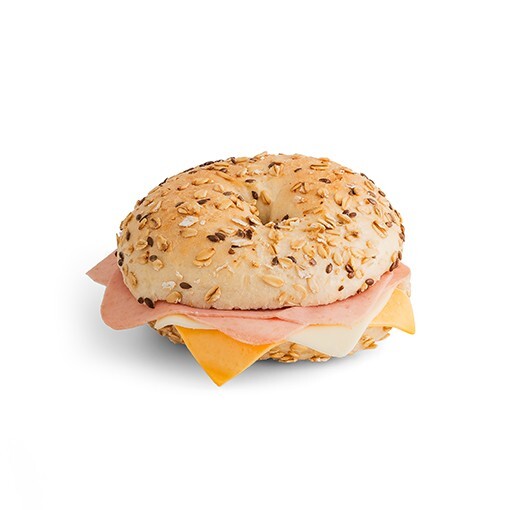 Hindi Jambon & Cheddar Peynirli Bagel Sandviç