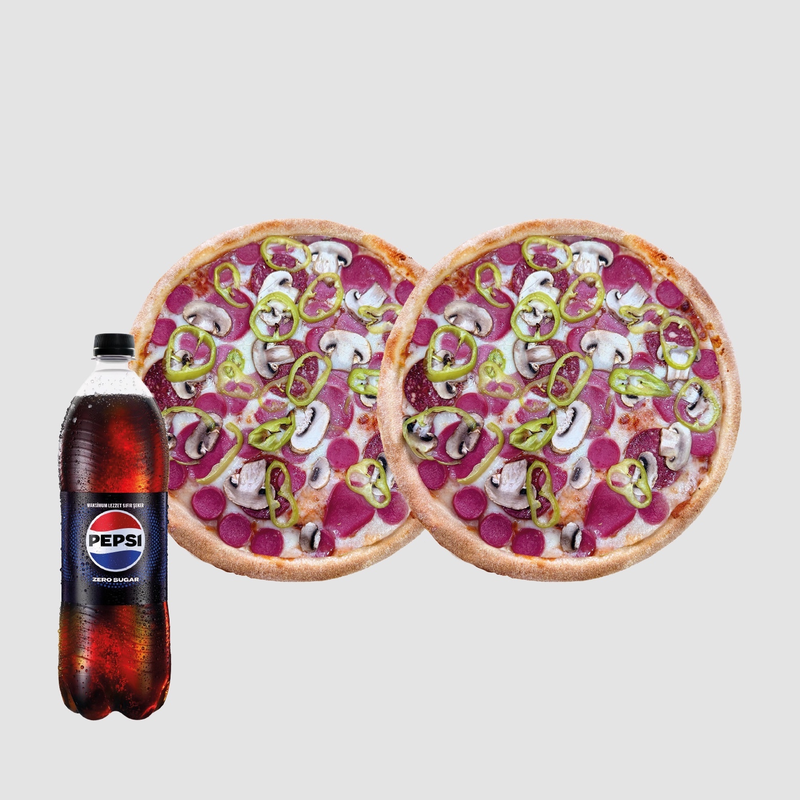 2'li Küçük Boy Pizza Menü