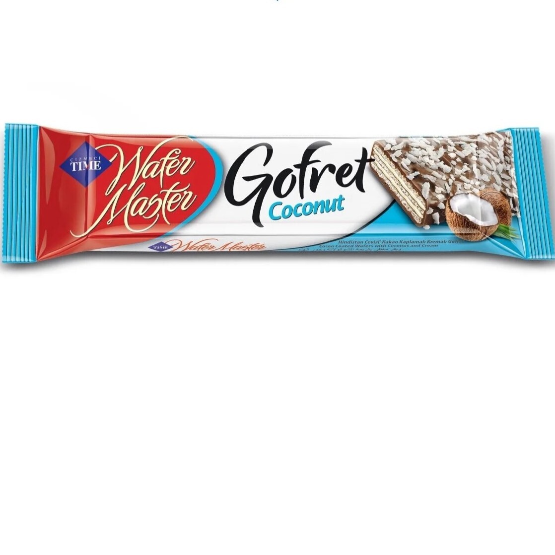 Çizmeci Time Wafer Master Hindistan Cevizli Gofret