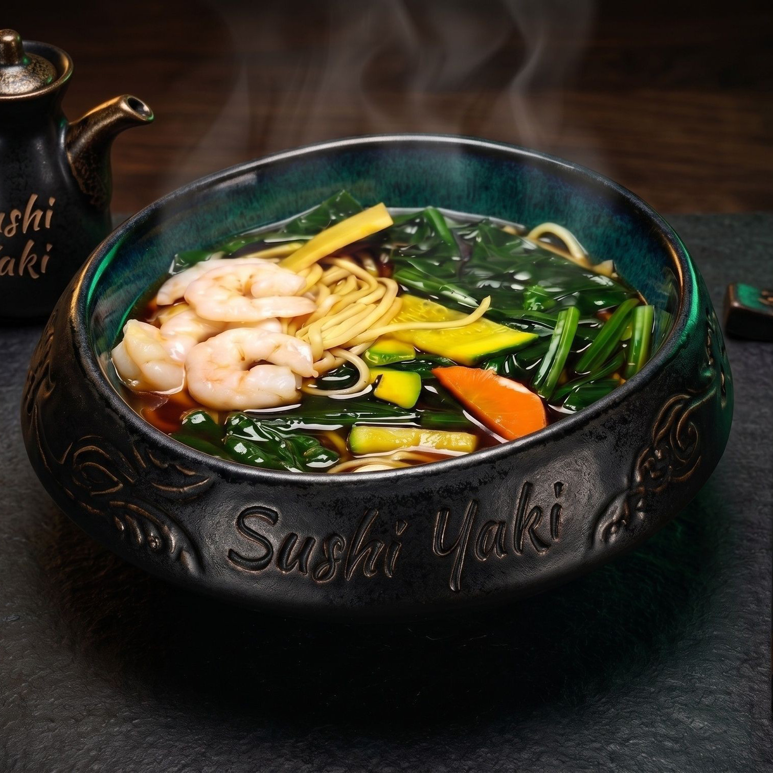 30- Sushi Yaki Ebi Yasai Ramen Çorba