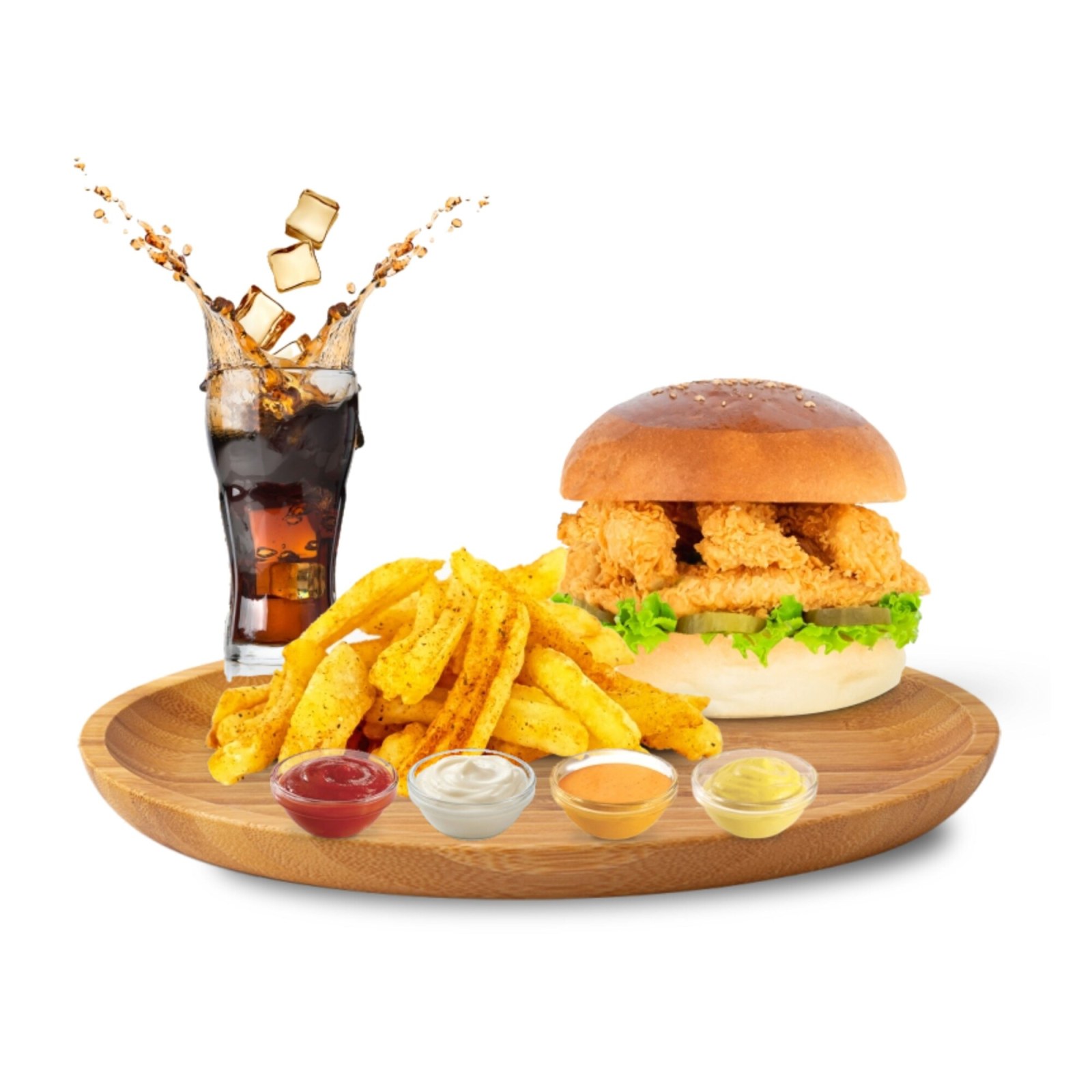 Chicken Burger İçecekli