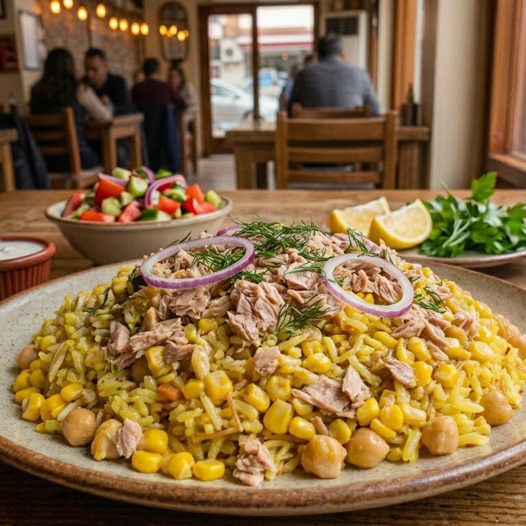 Ton Balıklı Pilav