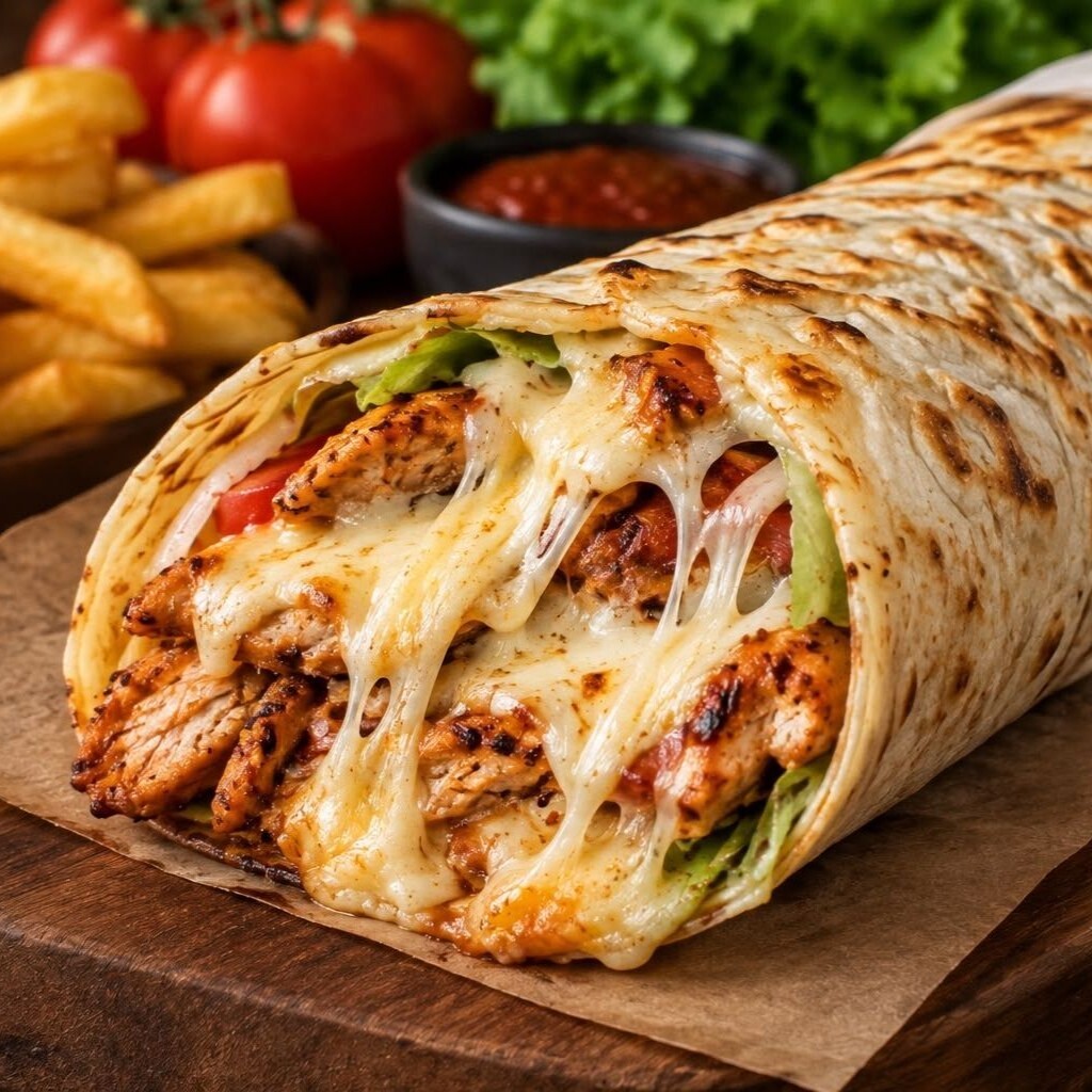 Manchi's Kaşarlı Tavuk Dürüm