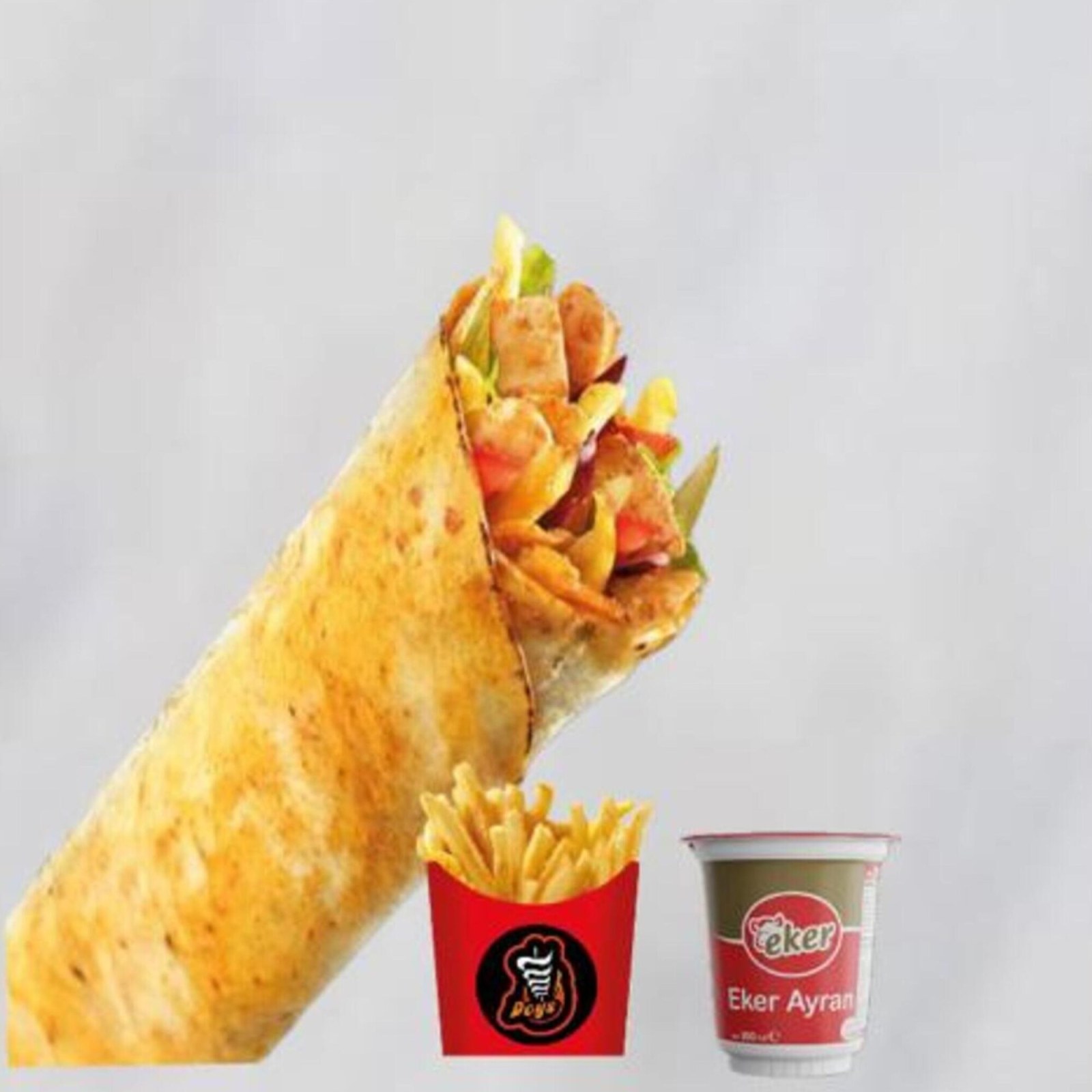 Doys Burrito Menü (150 Gr.)