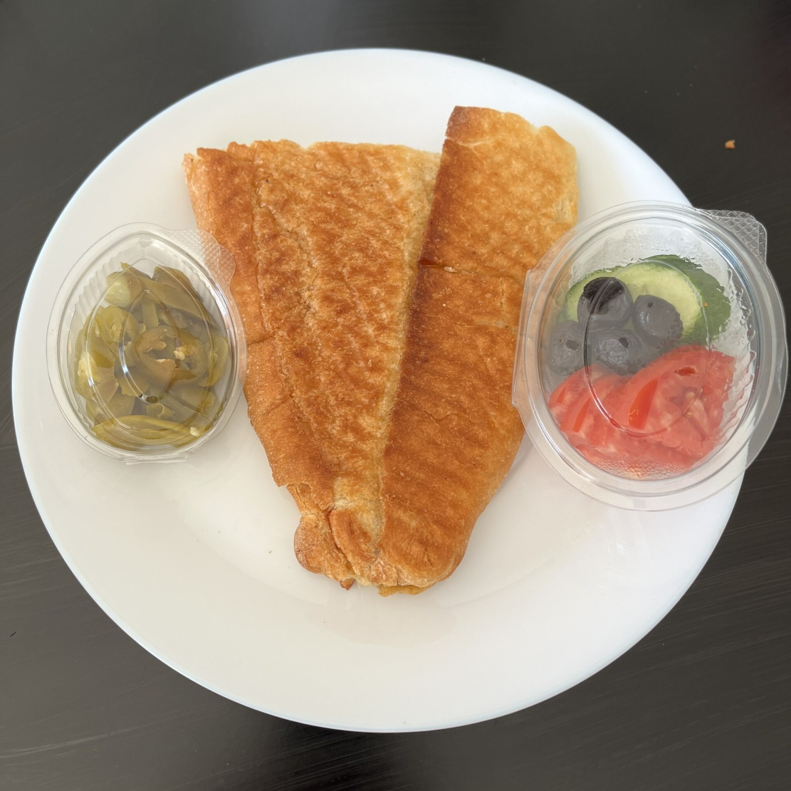 Yarım Ekmek Acılı Karışık Tost (kekikli)