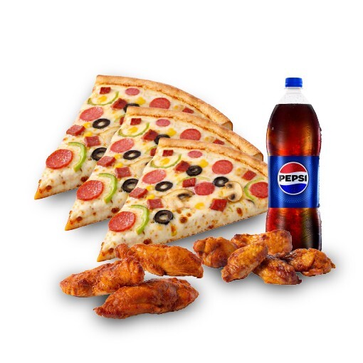 Üç Dilim Pizza Menü