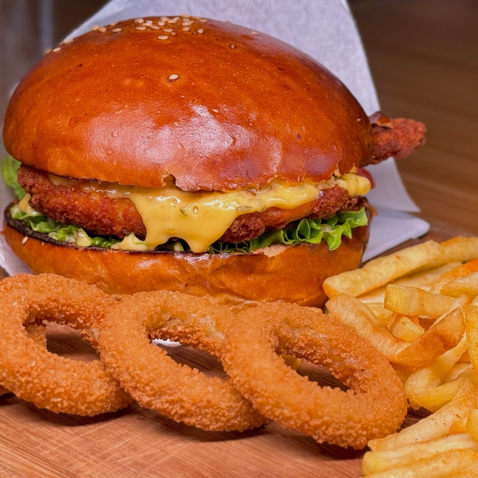 Tavuk Bonfile Burger Menü
