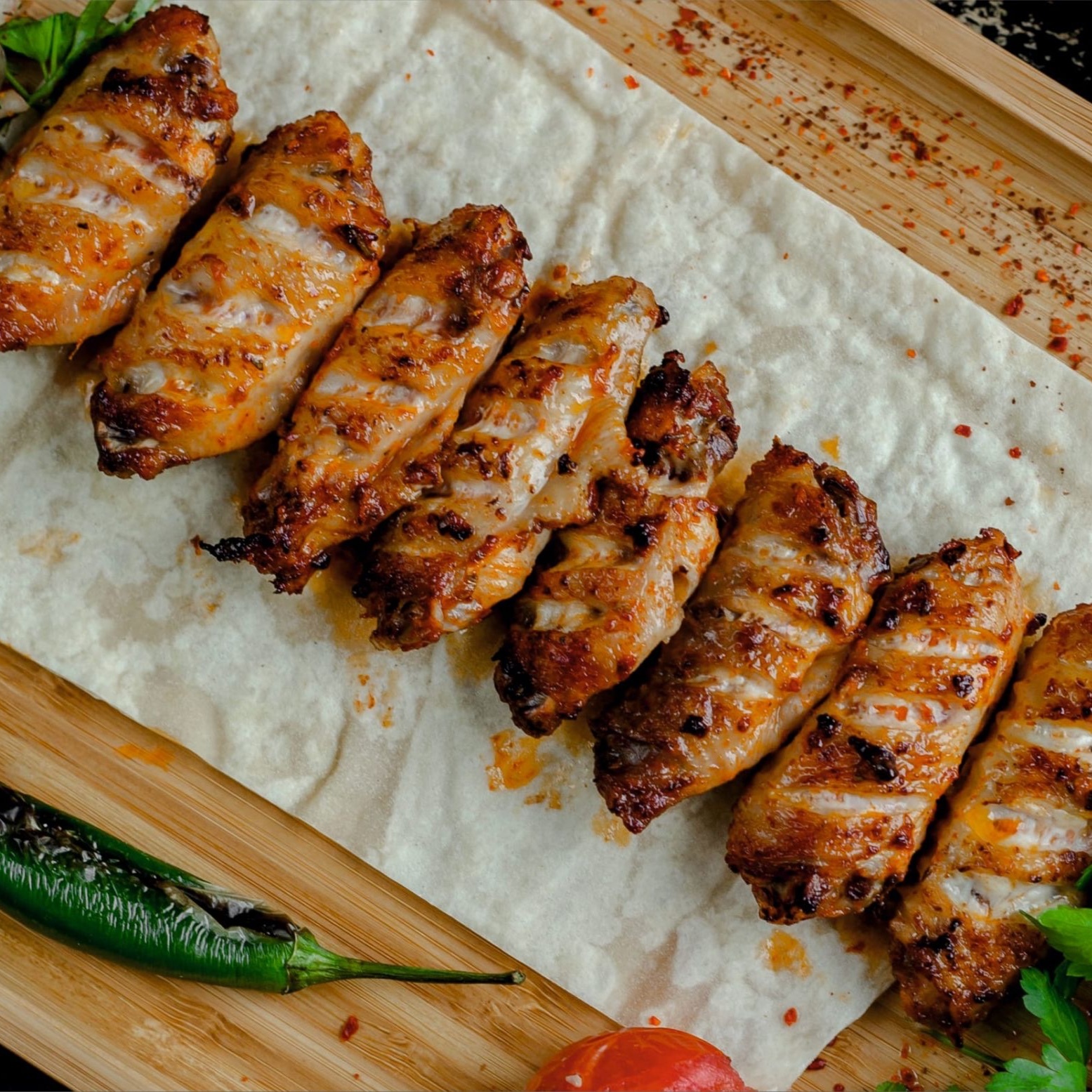 Tavuk Kanat (1 Kg.) Menü
