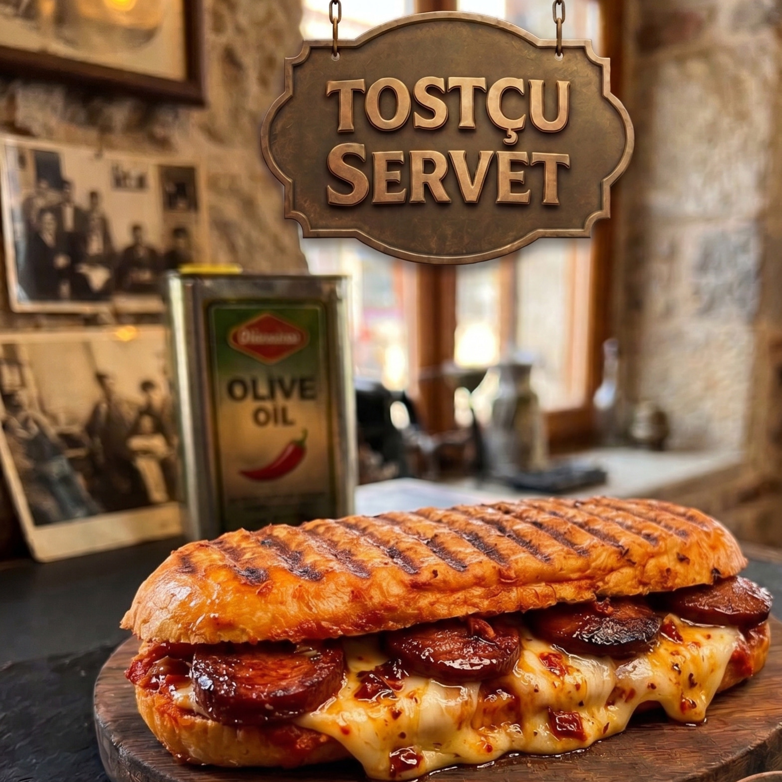 Karışık Sucuk Kaşar Tost