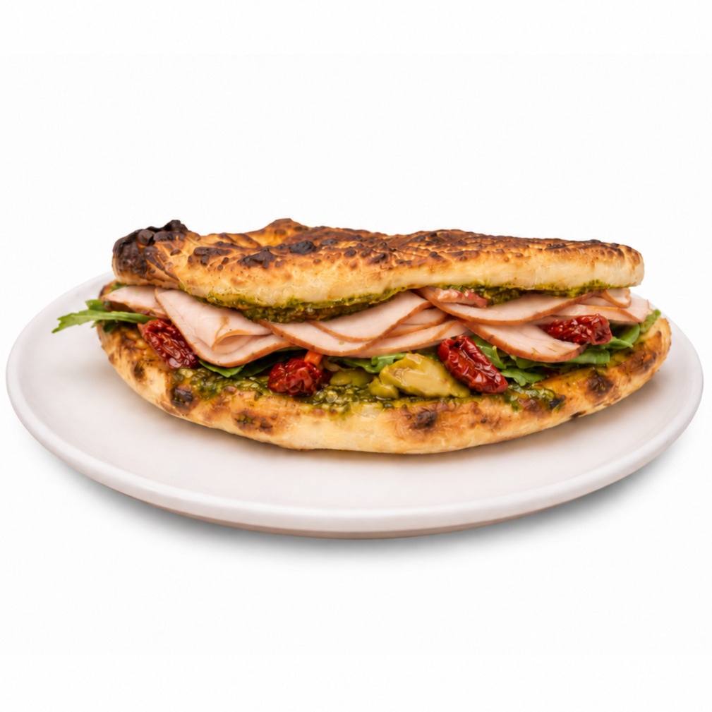 Hindi Füme Pesto Soslu Sandviç