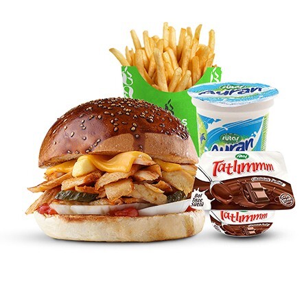 Beysos Tavuk Döner Burger Menü