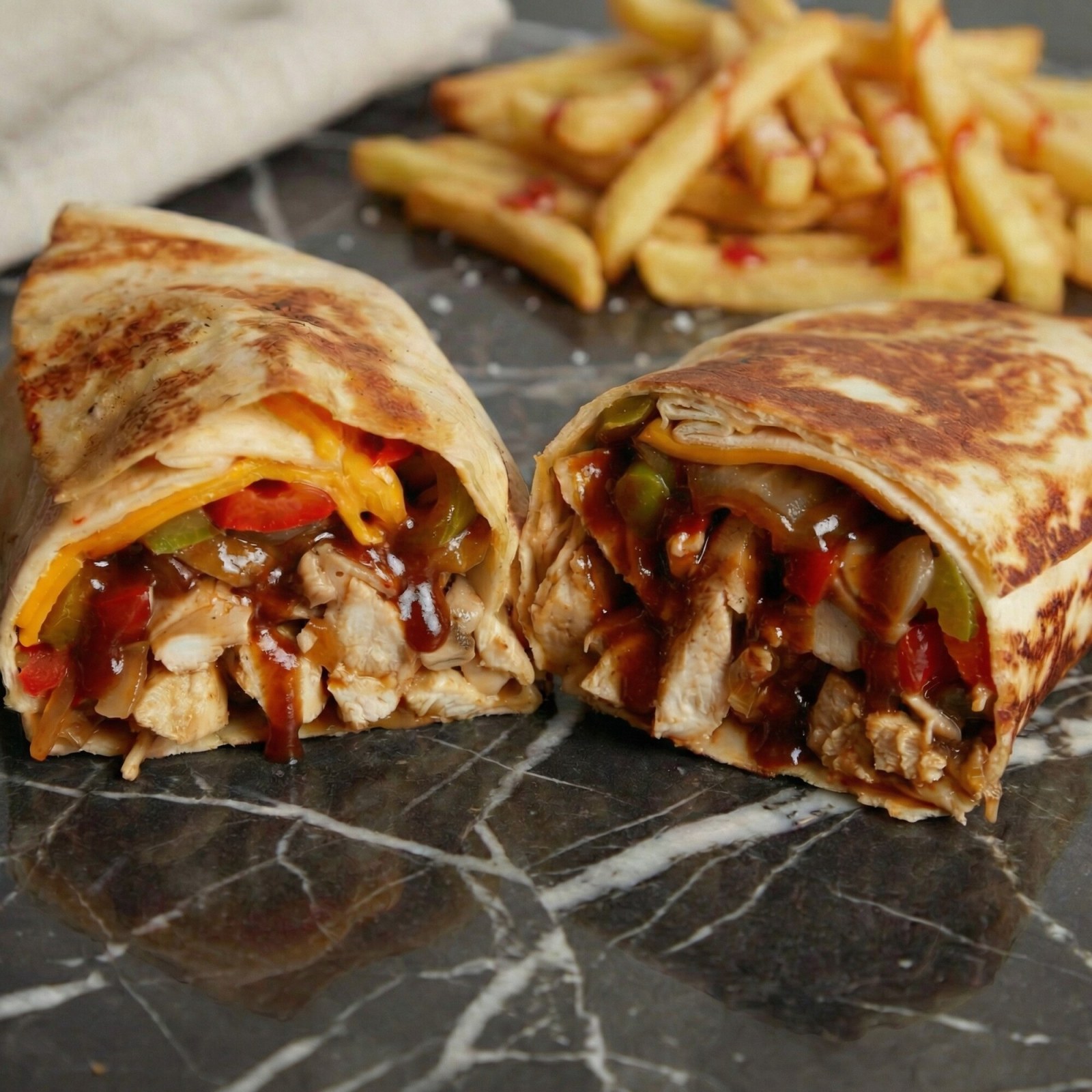 Barbekü Soslu Tavuk Wrap