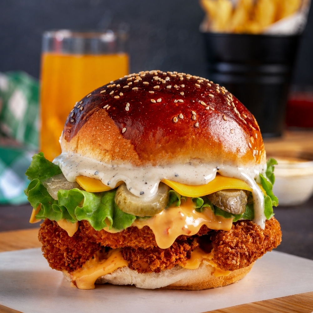 Belçika Trüf Çıtır Burger