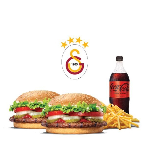 Galatasaray burger Menüsü
