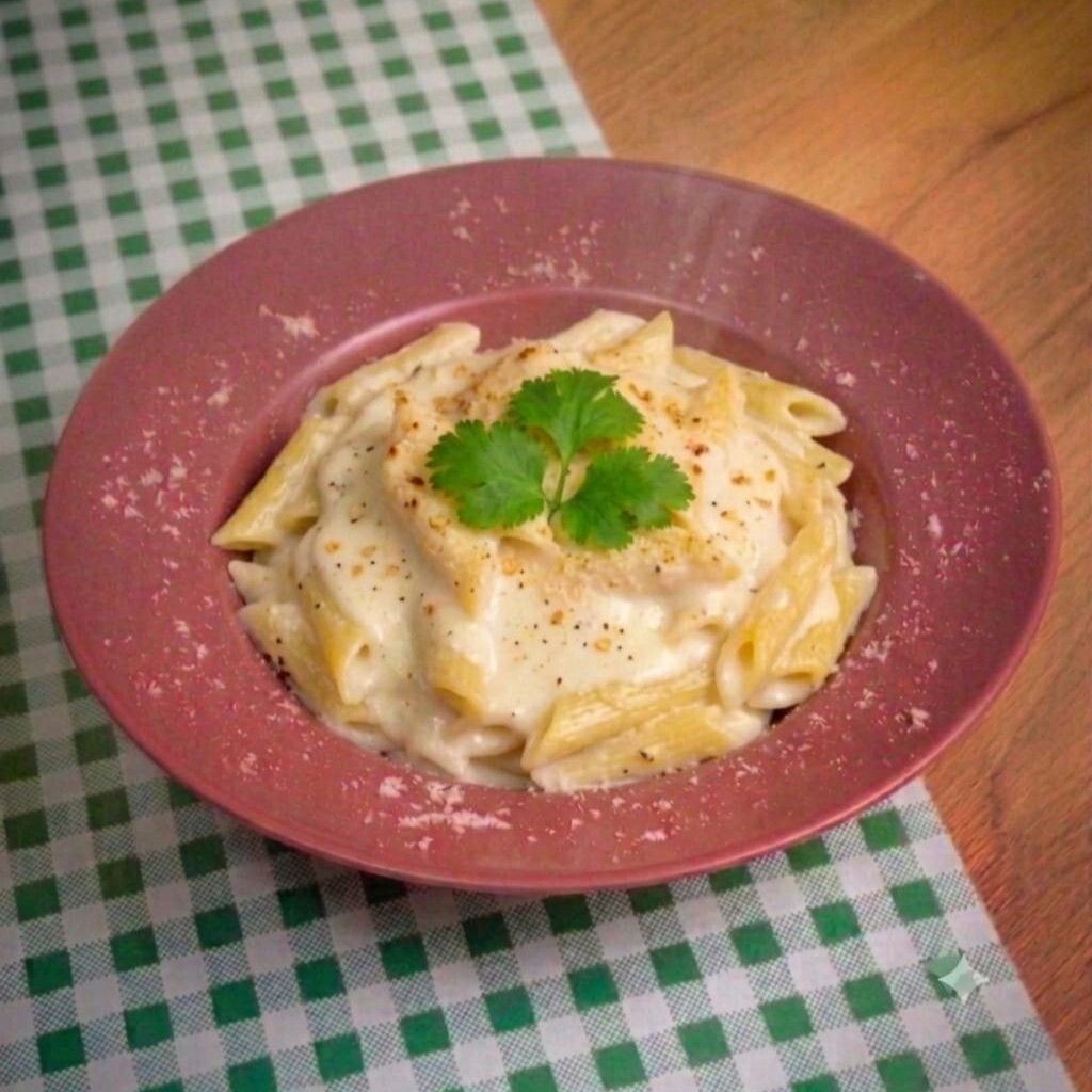 Labne Peynir Krema Penne Makarna