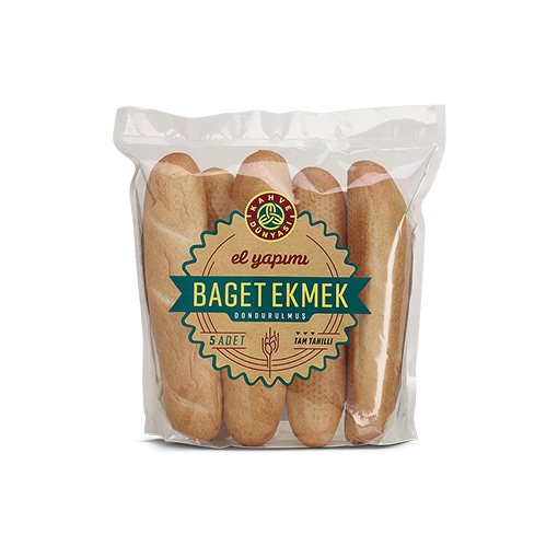 Dondurulmuş Baget Ekmek (5 Adet)