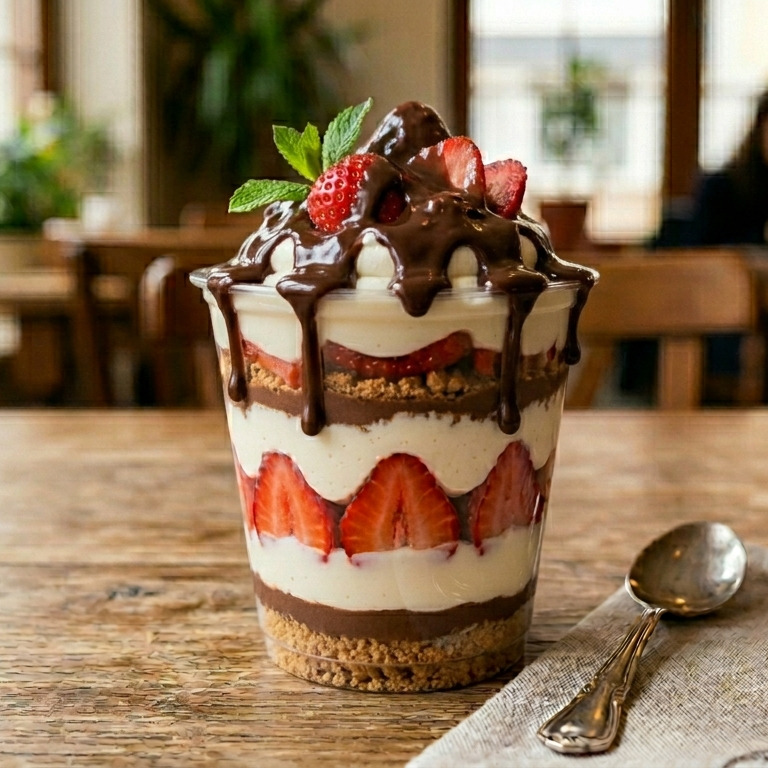 🍰 Çikolata Çilekli Magnolia Cup (300 cc)