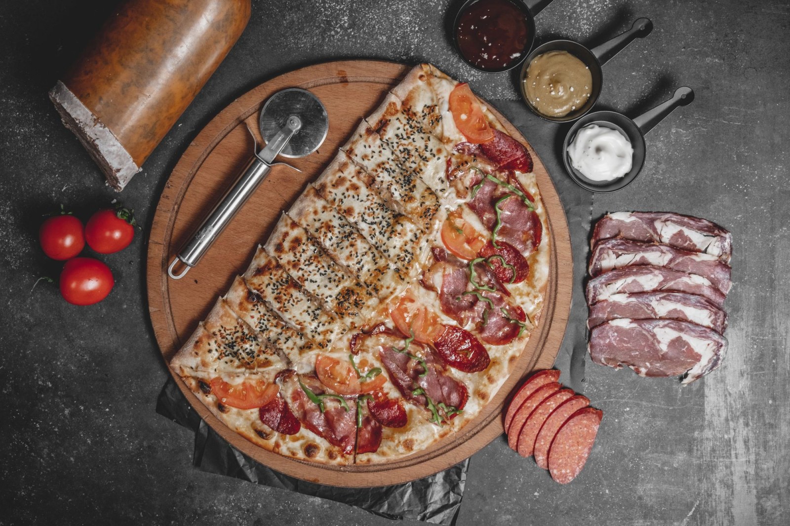 Half Off Pizza (Büyük Boy)