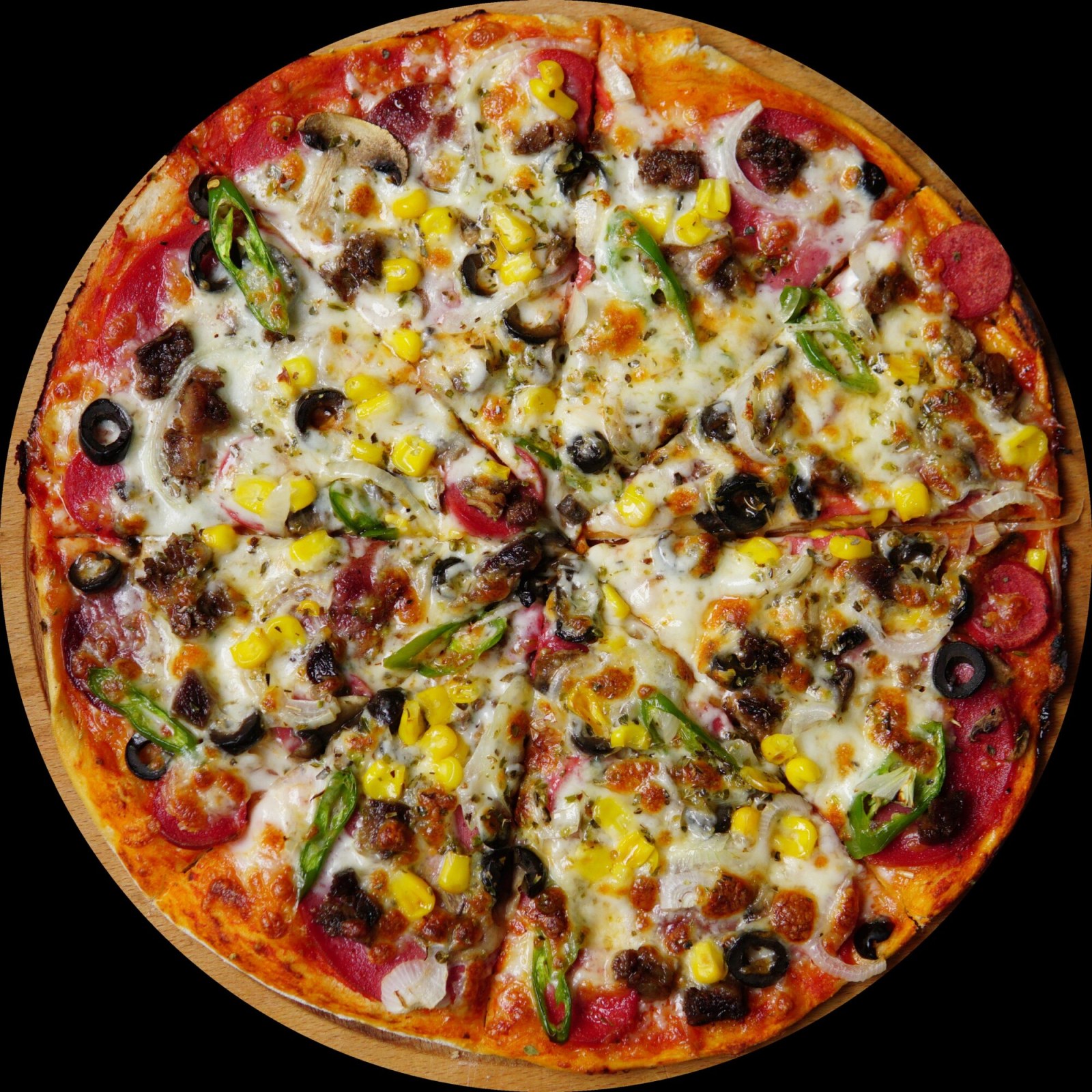 Süper Karışık Pizza (Orta)