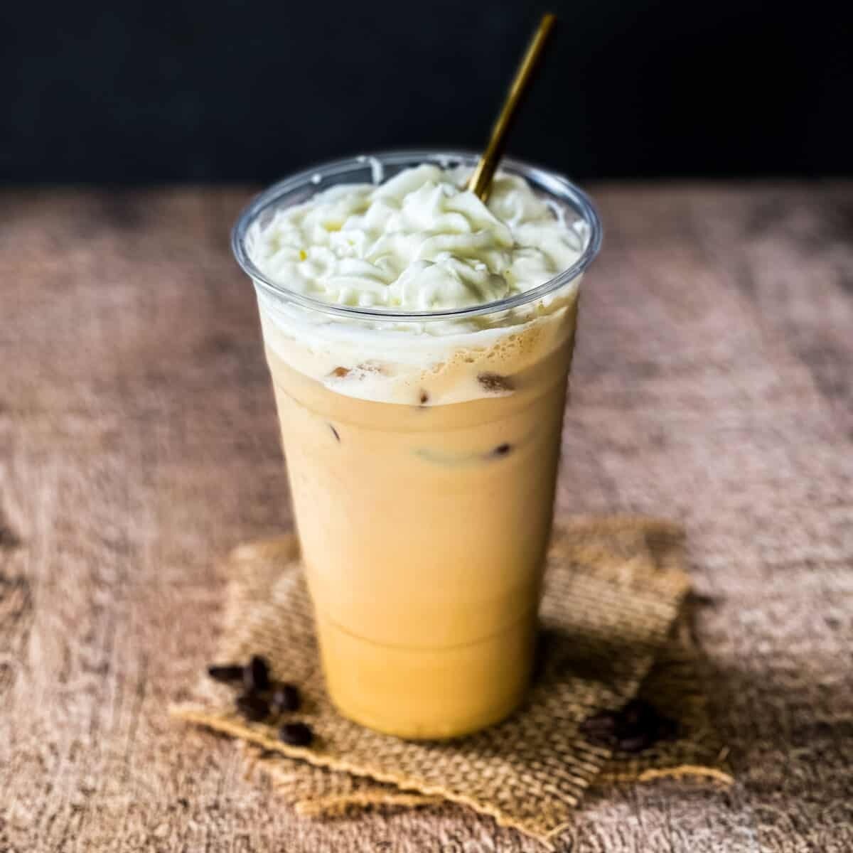 Ice White Chocolate Lavender Mocha