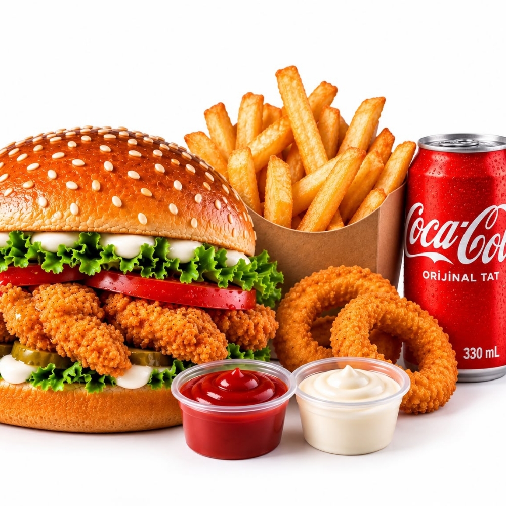 Chicken Burger Menü