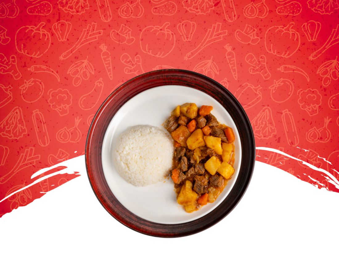Tas Kebabı Yanında Pilav