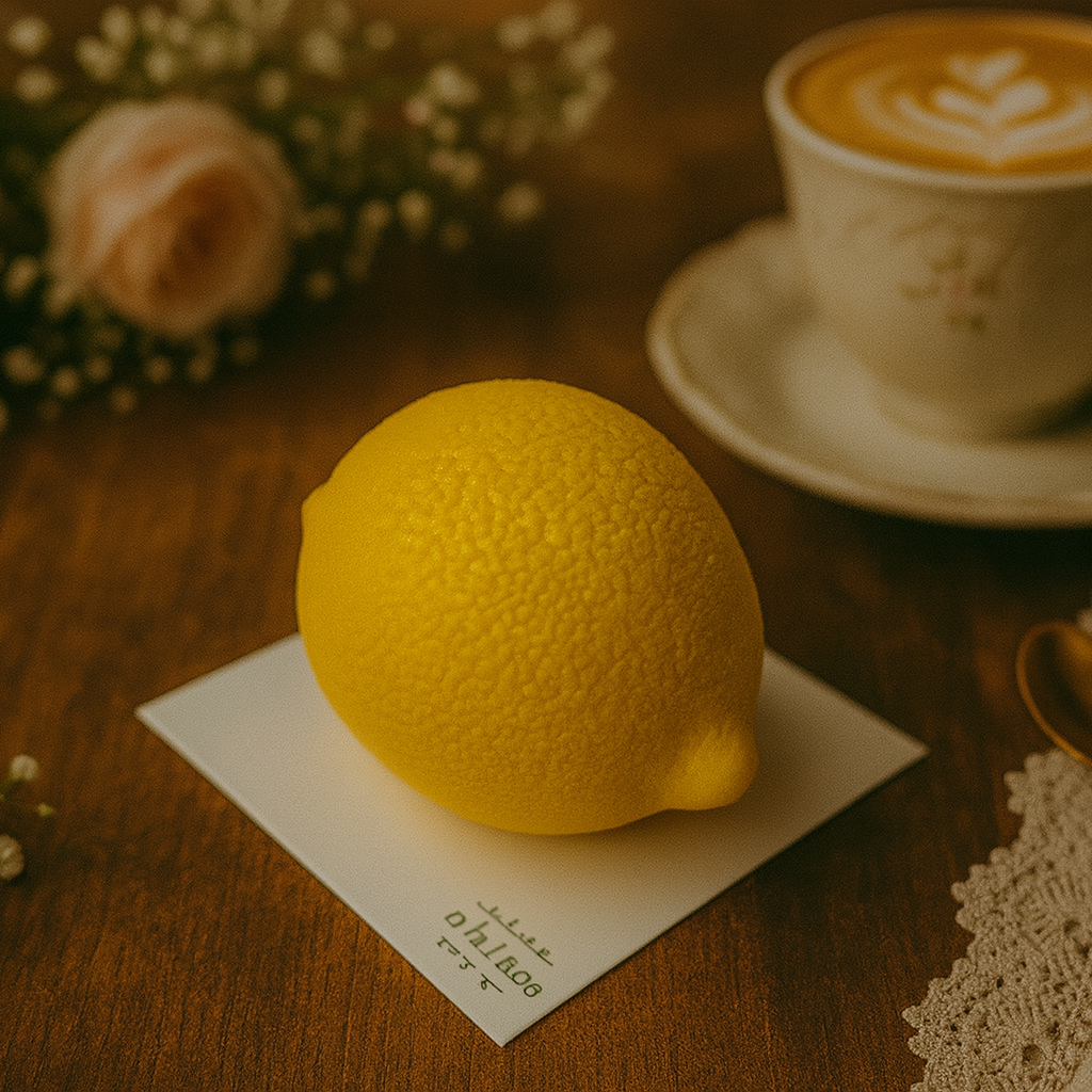 A La'Lune Lemon Pasta (Limon Görünümlü Pasta)