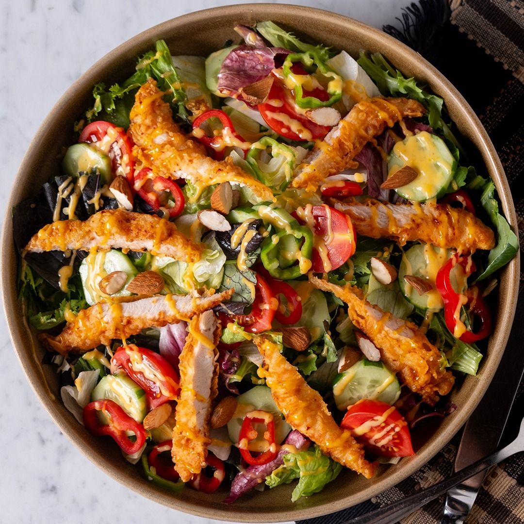 Chicken Fingers Salata