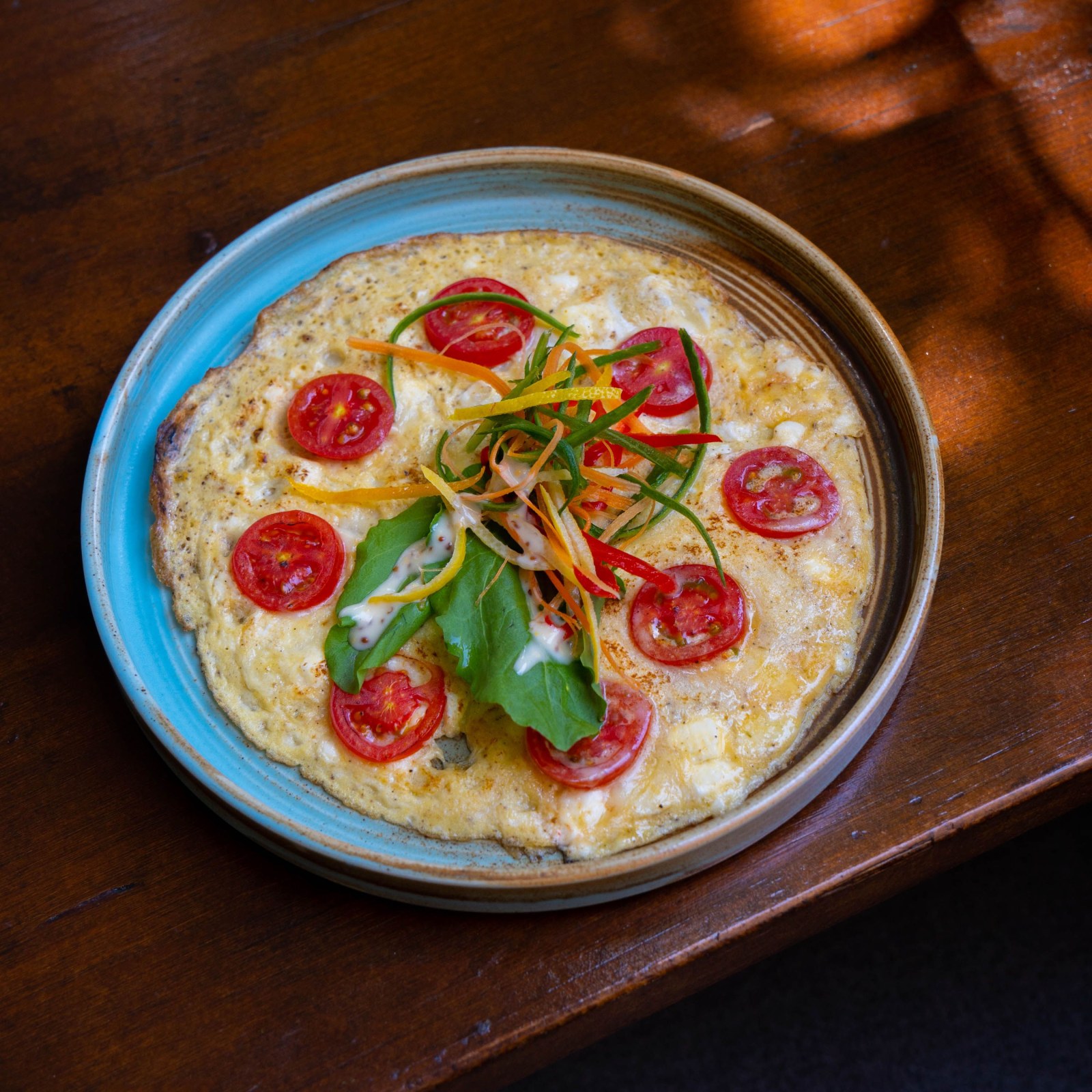 Domatesli Peynirli Omlet