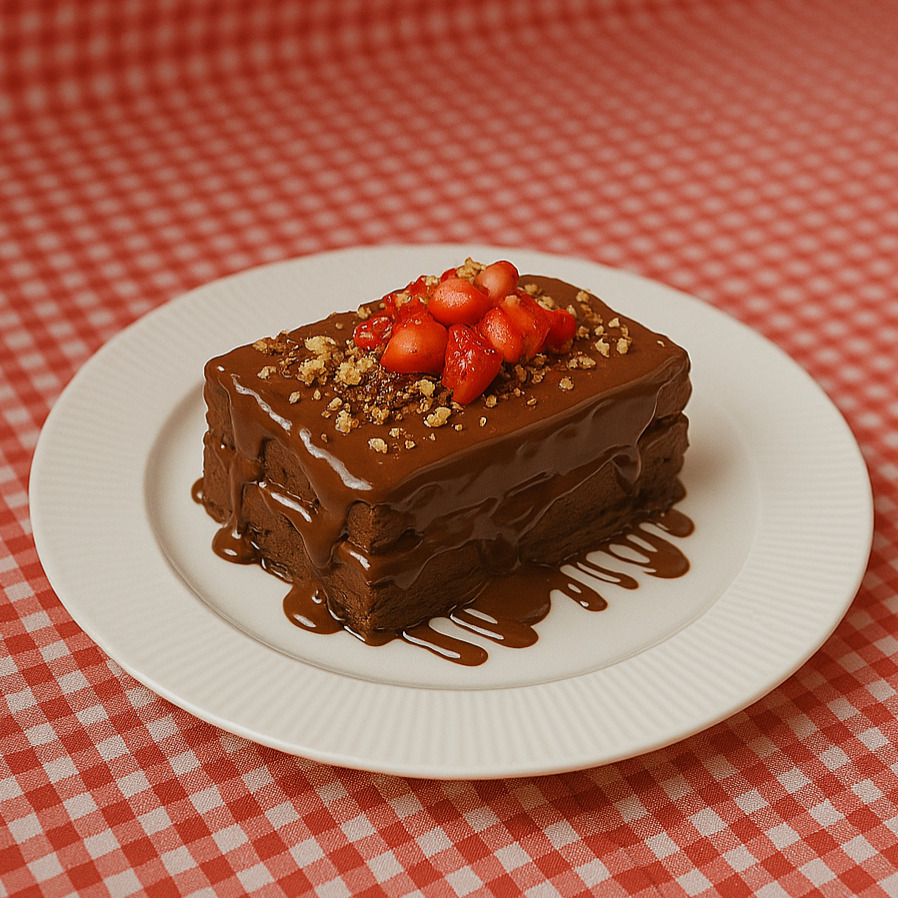 Sütlü Çikolatalı Muzlu Çilekli Belçika Waffle