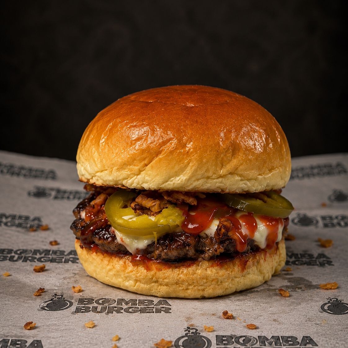 BOMBA Chilli Burger
