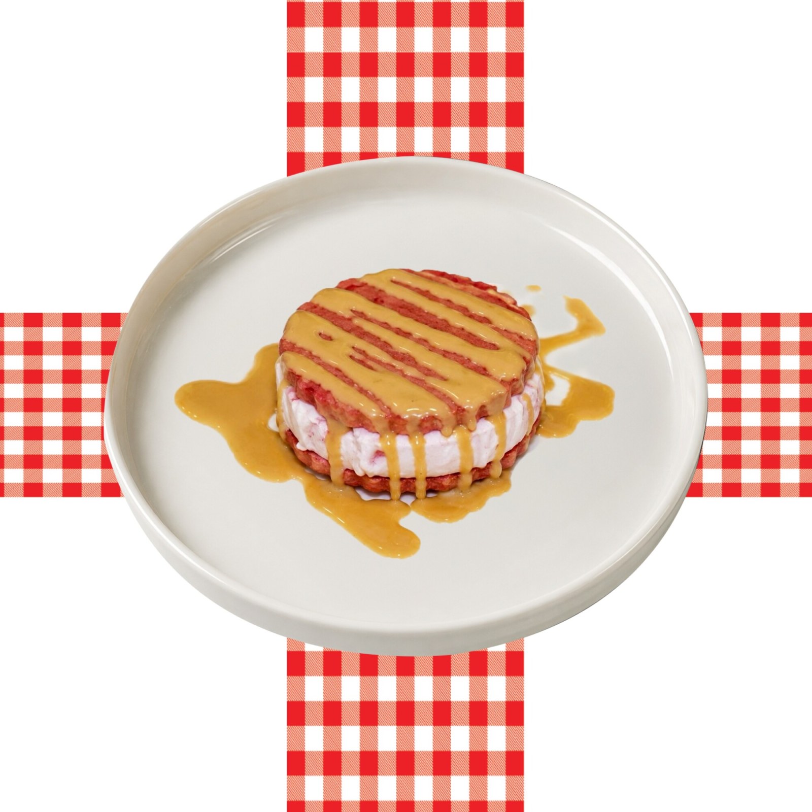 Dondurma Burger (Çilekli)