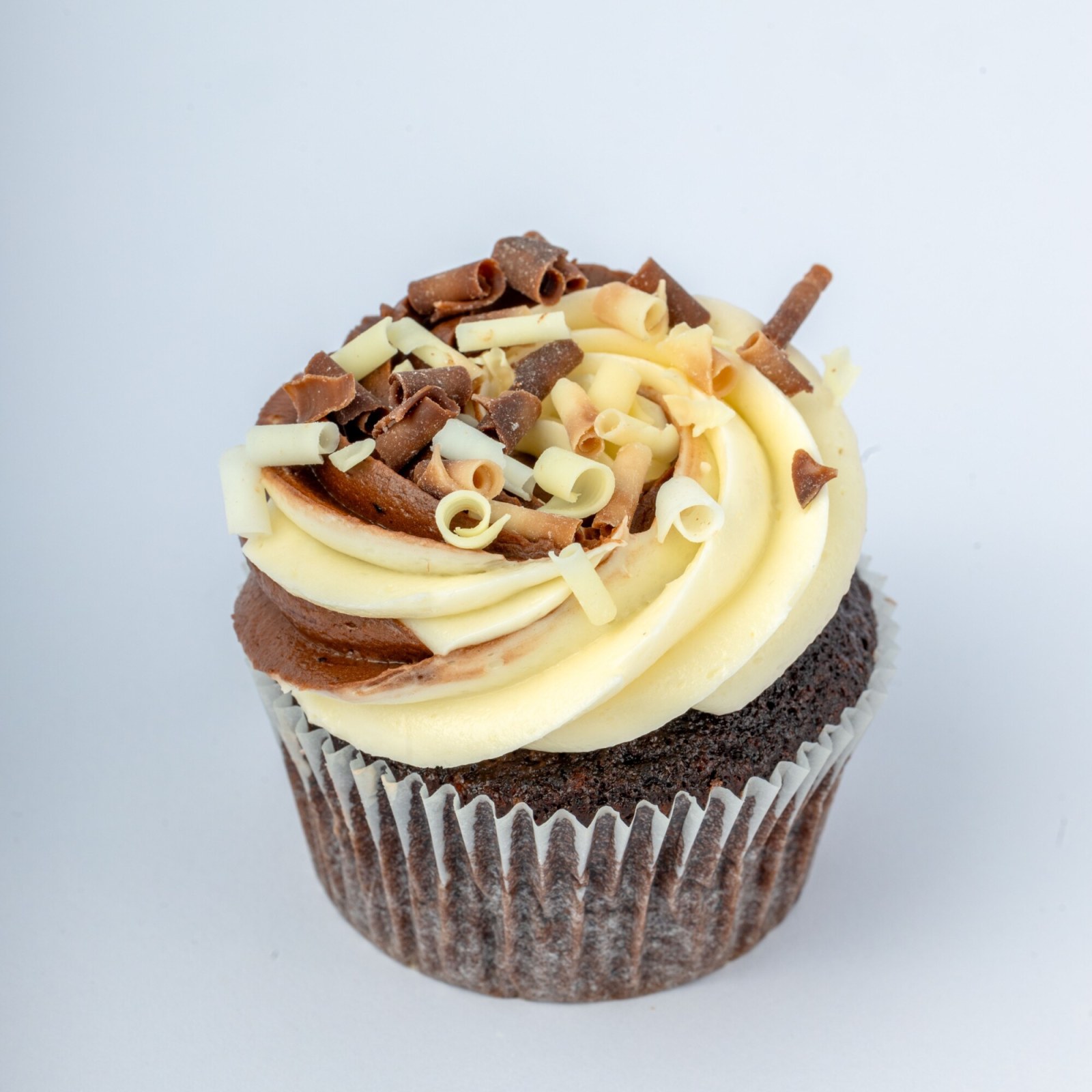 Mini Black & White Cupcake