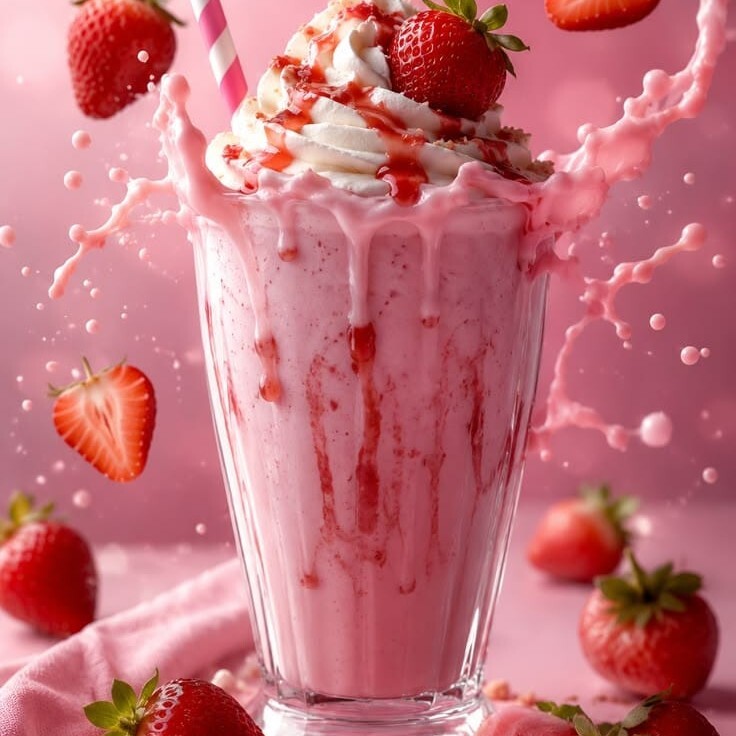 Çilek Milkshake