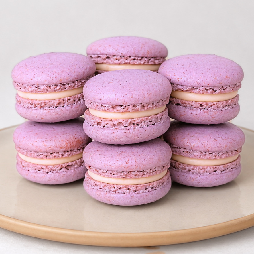 Lavanta Ganajlı Macaron