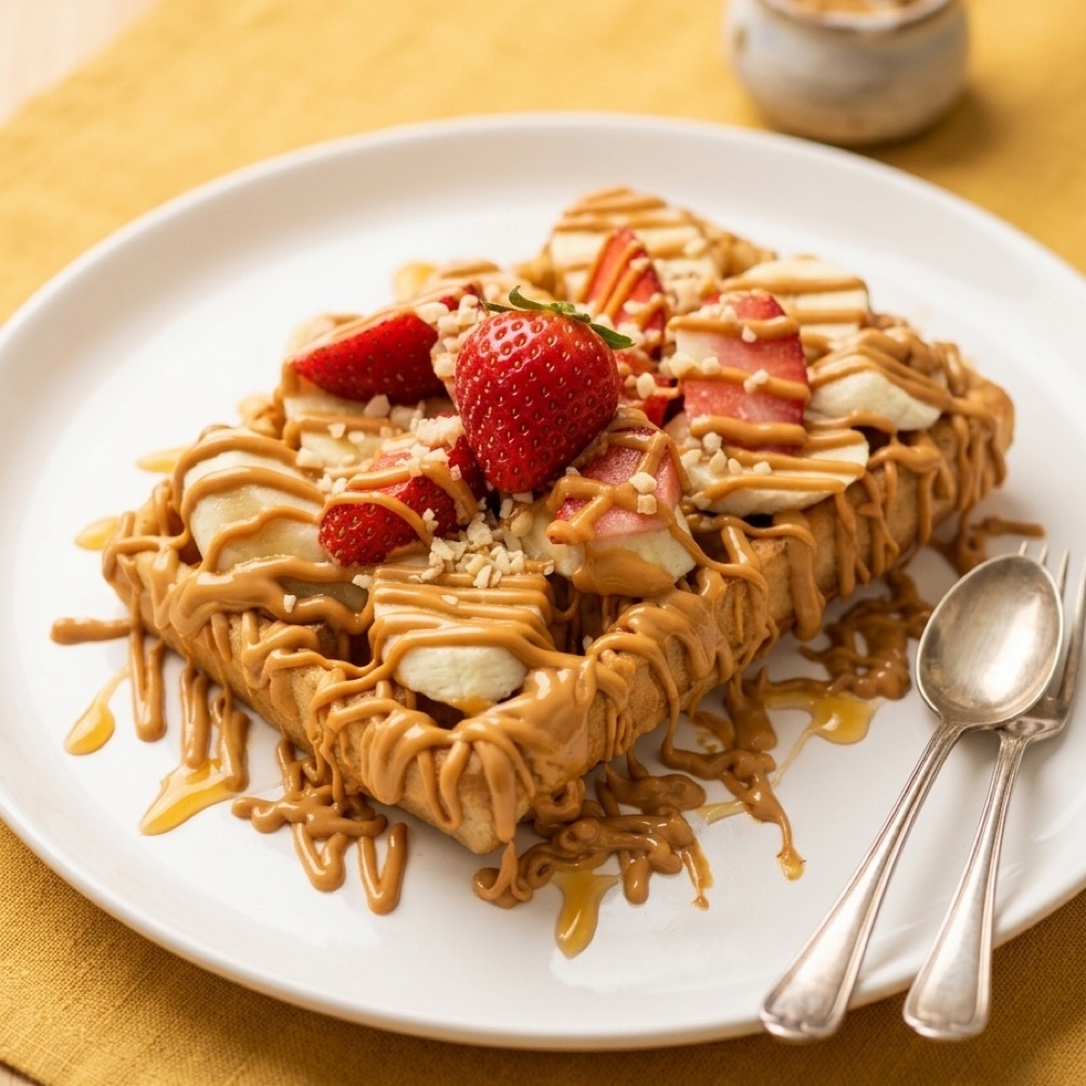 Karamel Bütün Waffle