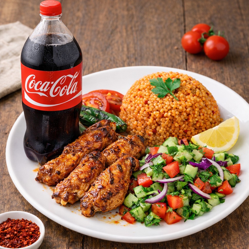 Tavuk Kanat (2 kg) Coca Cola (2,5 lt) Aile Boyu Avantaj Menü