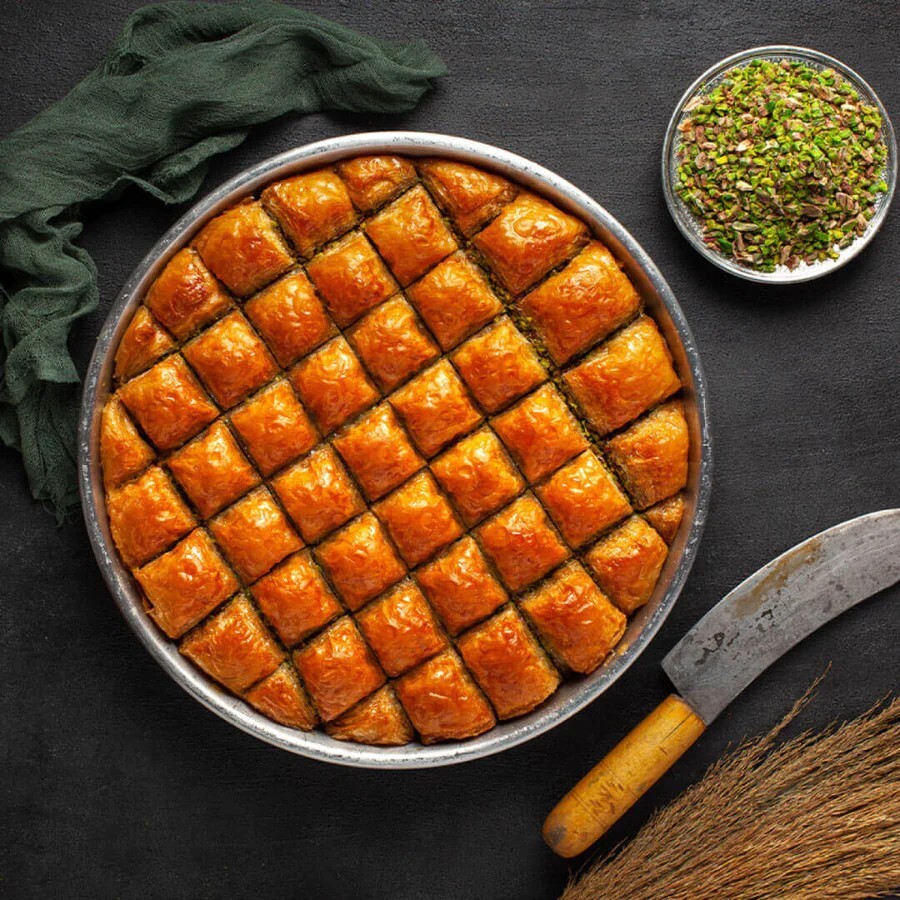 Fıstıklı Tereyağlı ( Kuru Baklava) 1 Kg