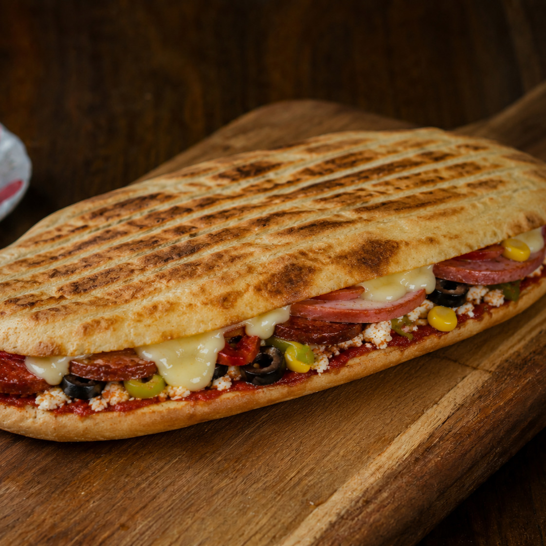 Bazlama Pizza Tost Menü