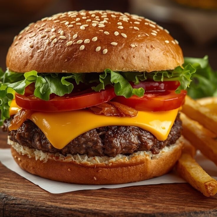 Cheese Burger Menü