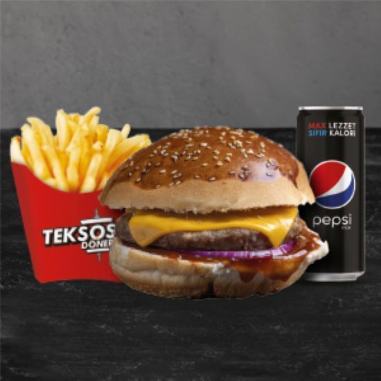 Barbekü Soslu Burger Menü